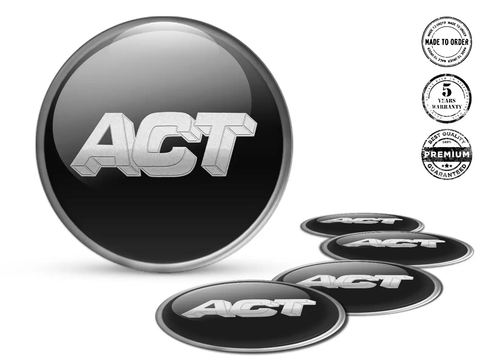 ACT Silicone Stickers Edition Custom Wheel Labels